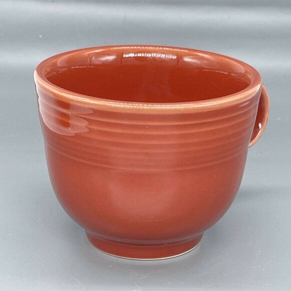 HLC Fiestaware Coffee Cup Lot of 2 Paprika Brown 3" Post 86 Replacement - Picture 12 of 12